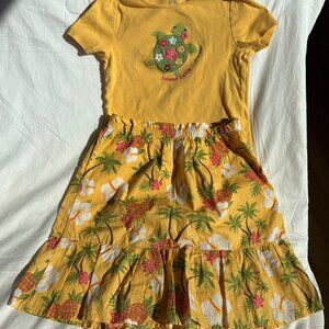 Gymboree T-shirt and Skirt Set, Girls Size 12 (XL)